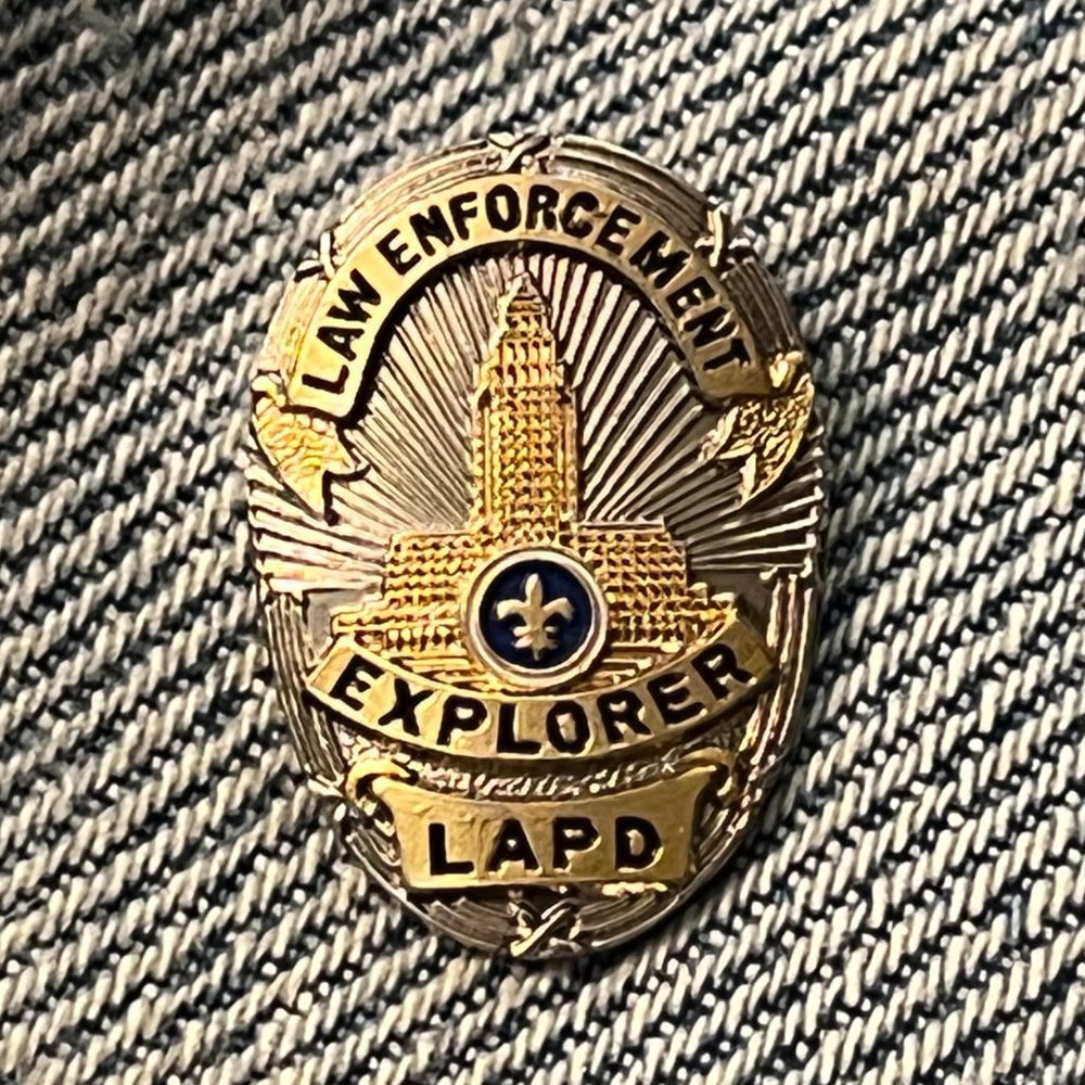 LAPD Mini Lapel Pin ~ Law Enforcement ~ 80's vintage by Gift Creations Inc.